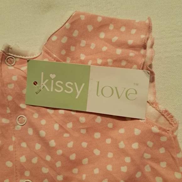 Kissy Kissy, Kissy Love girls 0-3 months Speckles pink playsuit romper - Picture 6 of 7